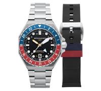 Spinnaker SP-5119-44 Dumas Automatico GMT Orologio Uomo 44mm 30ATM