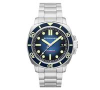 Spinnaker Hull Diver da uomo 42mm Orologio automatico a 3 lancette con cinturino in vera pelle o acciaio inossidabile SP-5088