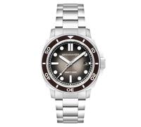 Spinnaker Hull Diver da uomo 42mm Orologio automatico a 3 lancette con cinturino in vera pelle o acciaio inossidabile SP-5088