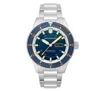 Spinnaker Mens 43mm Hass Automatic Azure Blue Watch with Solid Stainless Steel Bracelet SP-5099-44