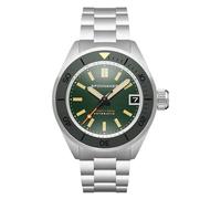 Spinnaker Mens 45mm Piccard Automatic Hunter Green Watch with Stainless Steel Bracelet SP-5098-11