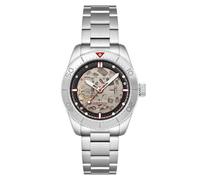 Spinnaker Orologio automatico da uomo Croft 42 scheletro con cinturino in acciaio inox massiccio SP-5134, Bracciale
