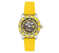Spinnaker Orologio da uomo 40 mm Croft scheletro di medie dimensioni automatico Spongebob Squarepants Peek-a-Boo edizione limitata con cinturino in gomma SP-5152, Krabby Flipper