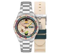 Spinnaker Orologio da uomo 43 mm HASS Automatic Spongebob Search for Squarepants Limited Edition con cinturino in acciaio inossidabile massiccio SP-5171, Spongebob marittimo