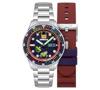 Spinnaker Orologio da uomo 43 mm HASS Automatic Spongebob Search for Squarepants Limited Edition con cinturino in acciaio inossidabile massiccio SP-5171, Olandese volante