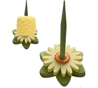 Spinner A Forma Di Pianta Di Monstera, 3D Stampato Grazioso Port Filato, Supporto Rotante Lana Gerbera L'uncinetto, Strumento Stabile Srotolare Gomitoli Filato, Per Gli Amanti Uncinetto Maglia