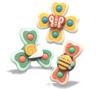 Spinner Baby Ventosa, Bagno senza BPA Baby Spinner Giocattolo Impermeabile Bagno Bambino Giocattolo Ventosa Seggiolone Bambino Auto Piscina Giochi Sensoriale Bebe Ragazze Ragazzi