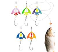 Spinner Baits per la del Persico | Esche da per Acque Dolci,Esche Spinner Rotanti Con Riflesso UV Per La In Fiume Barca Ghiaccio E Lago