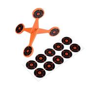 Spinner bersaglio | 10 fogli di carta rotanti reattivi, giocattolo per il reset automatico, per il cortile, il prato, il giardino, il parco, il divertimento della famiglia, il campeggio e l'abilità