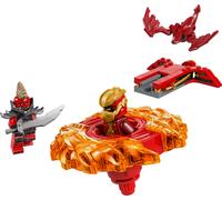 Lego ninjago 71823 spinner del drago spinjitzu di kai - trottola giocattolo con 2 minifigure e armi, giochi per bambini 6+