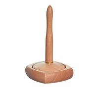 Spinner Del Supporto Per Filo - Porta Del Filato 11x11x19 Cm Per Uncinetto, Supporto Filo Da Ricamo, Strumento Di Filatore Di Tessitura Portatile | Distributore Di Fili Da Ricamo In Legno Per La Creaz