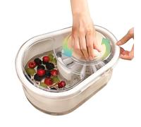 Spinner Della Lavatrice Di Frutta, Rotazione Manuale Ciotola Lavatrice Da Frutta - Strumento Di Preparazione Al Cibo Da Picnic Di Grande Capacità, Gadget Per Il Risparmio Di Labouria Per Lattuga, Pomo