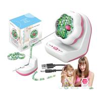 Spinner di perle di argilla elettrica | Macchina per perline elettriche | Spinner per tallone di argilla con aghi, macchina per perle del braccialetto per la produzione di braccialetti di gioielli, ri