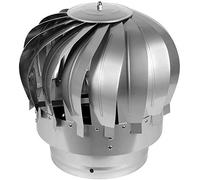 Spinner di ventilazione a rotazione, tetto di fabbrica in acciaio inossidabile tetto antidollod con cabina da chimney si adatta alla maggior parte dei vasi di chimney standard per la pioggia rotante