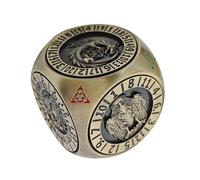 Spinner Dice, 6-Sided Metal Table Game Dice with Magnetic Storage Box, Portable Entertainment and Competition Supplies for Family, Bar, and Leisure Gatherings