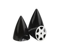 Spinner in carbonio con due eliche compatibili con aeromobili ad ala fissa RC da 3/3,5/4/4,5/5/5,5/6 pollici RC Spinner universale(6 inch)