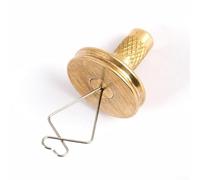 Spinner in ottone dorato, strumento portatile per legare le mosche, materiale in rame per la produzione di esche da pesca (A)