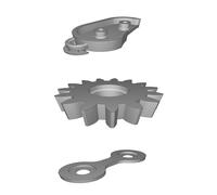 Spinner Keyring for M3x10 Metal Rod - Fidget Stress Relief Toy