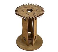 Spinner per artigianato in legno - dischi circolari in fibra di legno, telaio semplice, piastra liscia per lavorare con finitura liscia | strumento per l'arte a corda, intreccio personalizzato