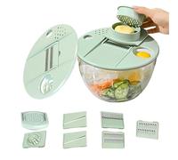 Spinner per insalata: essiccatrice per verdure, tagliaverdure | asciugatrice da cucina, di drenaggio multifunzionale, cetriolo, , aglio, patate, utensili da cucina per pulire le verdure