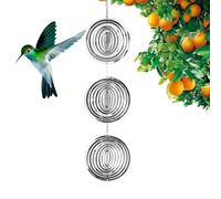 Spinner per Uccelli da Esterno, Design Riflettente a Specchio 3D, Ornamento da Giardino, Scultura Decorativa a, Decorazione per Patio e Balcone, per illuminare terrazze, portici e spazi delle