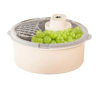 Spinner più detergente per frutta, ciotola di filatore di lattuga, lavaggio di lavaggio della cucina, design per il risparmio spaziale, rimuove facilmente la sporcizia, 30x20cm, ideale per ridurre rap