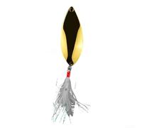 Spinner Spoon Bait con distribuzione di massa bilanciata per tracciamento in linea retta e rotolamento minimo durante il recupero costante (A)
