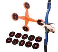 Spinner Target | Acciaio al carbonio ispessito antiurto - Reset automatico Recreational Spinner Target | per campo da cortile in collina campo aperto