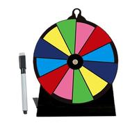 Spinner Wheel, Game Turntable, 7,87 x 5,91 x 2,76 pollici, Colorful Reusable Compact Design, Tabletop Spinners for Carnivals, Trade, Shows, Supermarkets, Performance, Parties and Prizes