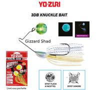 Spinnerbaits YO-ZURI 3DB Knuckle Bait Gizzard Alosa ( Gzsh ) Luccio Pike