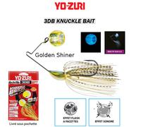 Spinnerbaits YO-ZURI 3DB Knuckle Bait Golden Shiner ( Gsn ) Luccio Pike