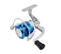 Spinning Fishing Reel For Freshwater Saltwater Ultralight Spool Fold Rocker Left/Right Interchangeable Easy To Carry(Blue,7000 Series)