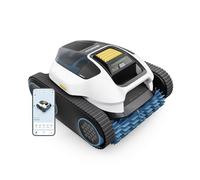 SPINO E1 Robot Piscina Senza Fili, 5800 GPH, Tre Motori Robot Pulisci Piscina con SmartArc, 5 Modalità, Parcheggio Auto e App, IPX8, 150 Min di Pulizia per Linea d'acqua/Fondo/Pareti, Fino a 150 m²