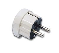 Spino/spina uscita laterale 16A 250 V bianco (rubinetto/spina)