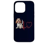 Spinone Italiano Dog Heartbeat ECG Funny Dogs Amante & Proprietario Custodia per iPhone 14 Pro Max