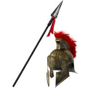 Spinosaurus Elmo romano medievale, accessorio per costume da gladiatore spartano, accessorio per costume da cavaliere spartano per Halloween (A)