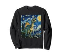 Spinosaurus Mirabilis Dinosaur Starry Night Art Felpa
