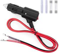 Spinotto Accendisigari Auto Con Interruttore 12V/24V Presa Accendisigari Cavo Pr