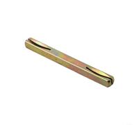 Spinotto per maniglia della porta, perno quadrato da 8 mm, in ferro zincato, con intaglio per un fissaggio sicuro, adatto per varie maniglie di porte e finestre (95 mm)