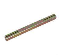 Spinotto per maniglia della porta, perno quadrato da 8 mm, in ferro zincato, con intaglio per un fissaggio sicuro, adatto per varie maniglie di porte e finestre (105 mm)