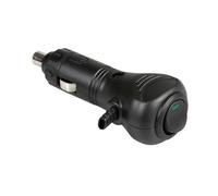 Spinotto per presa accendisigari con ingresso cavo laterale, 12/24V