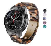 SPINYE-Band kompatibel mit Samsung Gear S3 Frontier/Classic/Galaxy Watch 46 mm / Galaxy 3 45 mm / Huawei Watch 3 / GT2 46 mm 22 mm, buntes Harz-Ersatz