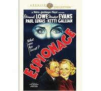 Spionaggio DVD (1937) - Edmund Lowe,Madge Evans ,Paul Lukas,Ketti Gallian,Kurt