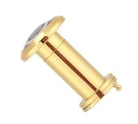 Spioncino compatto da 2 pezzi 200 gradi for una facile installazione e utilizzo, buona aggiunta alle misure di sicurezza domestica Per Porte(Gold)