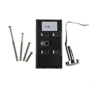 Spioncino digitale con display LCD da 3,5 pollici e obiettivo grandangolare 720P HD in lega di zinco e plastica, visualizzatore elettronico porta per monitoraggio continuo 24 ore