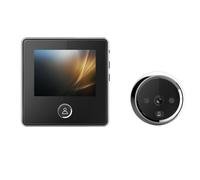 Spioncino digitale con schermo LCD da 3,0 pollici, fotocamera spioncino elettronico con funzione di visione notturna, visione grandangolare, monitor integrato per porta di archiviazione