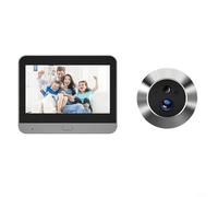 Spioncino digitale per porta, con schermo LCD da 4 pollici, video 1080p e telecomando per funzionalità di accesso, soluzioni di sicurezza domestica