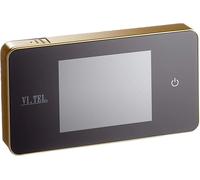 Spioncino Digitale Porta Con Display Lcd Telecamera Vitel E0426 Oro e Argento