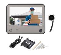 Spioncino Digitale, Telecamera Spioncino WiFi 1080P con Schermo LCD da 4,3 Pollici, Visione Notturna, Grandangolo da 120°, Videocamera per Campanello per la Sicurezza Domestica