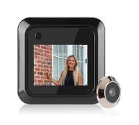 Spioncino elettronico intelligente da 2,4 pollici, fotocamera con schermo LCD TFT, chiara e fluida, registrazione fotografica con fotocamera grandangolare da 160 °, monitoraggio della sicurezza 24 ore